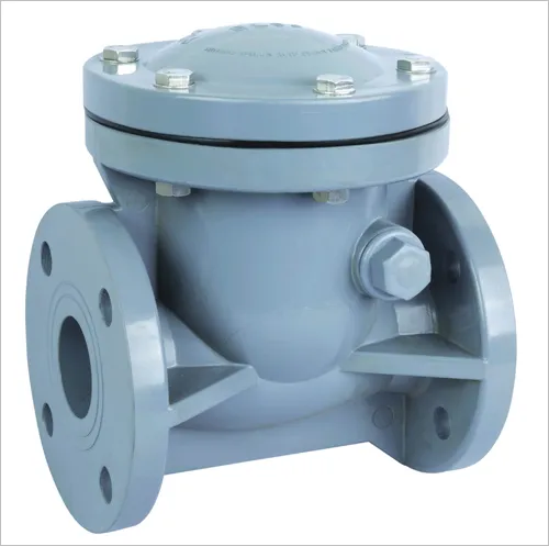 PVDF/CPVC/FRPP Swing Check Valve (H44X) , Nrv Plastic Check Valve